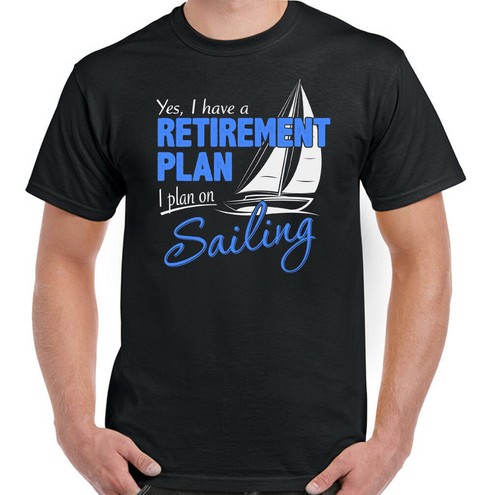 Voile shirt marin retraite - voile,