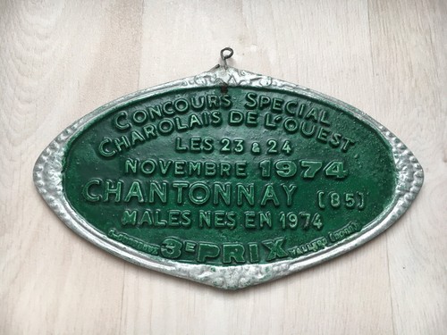 Plaque concours agricole - de,
