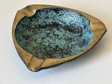 Cendrier En Bronze À Patine