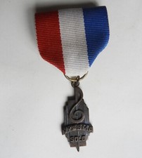 Médaille, Décoration & Ruban bleu-blanc-rouge NYSSMA SOLO    *J.26*