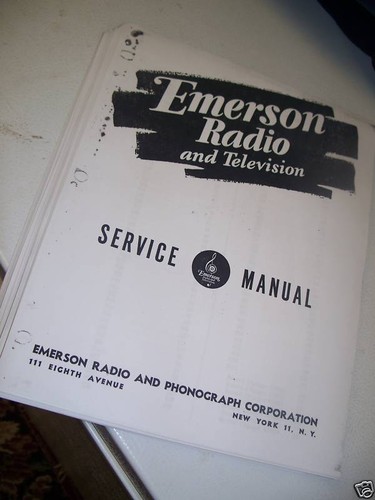 Huge manual emerson - manual, factory