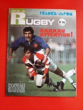 1973 Miroir du rugby n°145 FRANCE JAPON LA ROCHELLE ROMANS CESTER RIPLEY MASO
