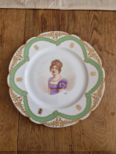 Rare assiette porcelaine de - assiette,