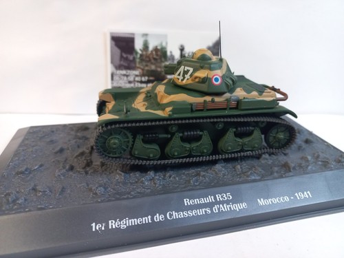 Char renault r35 1er - 1/43,,