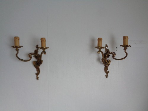 Ancienne paire applique - ancienne, d'applique