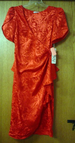 Womans red dressy - 7/8,
