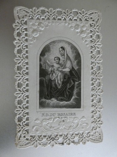 Image pieuse canivet dentelle