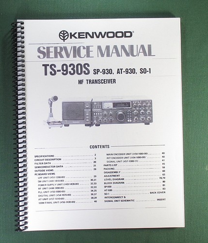 Kenwood 930s service manual - ts-930s,