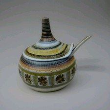 Joli pot Signé De Marcel Guillot Céramique De Collection 50-60 