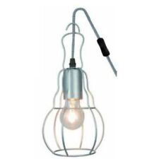 Lampe baladeuse en métal gris style industriel - Culot E27 max 60W