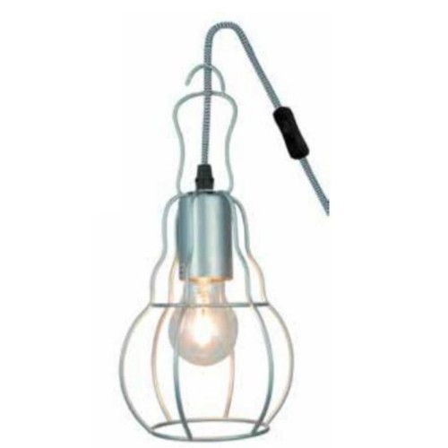 Lampe baladeuse métal gris - métal,