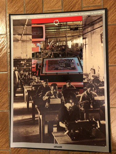 Poster original olivetti - poster,