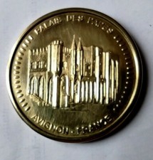 JETON MEDAILLE SOUVENIR  PALAIS DES PAPES AVIGNON FRANCE COLLECTION EUROPEENNE