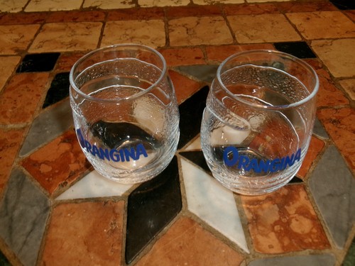 Lot verres orangina - lot,
