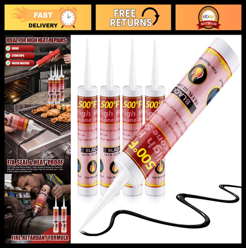 Pack high temp rtv silicone - 4,