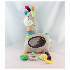 Doudou eveil girafe grise