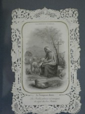 Image pieuse canivet dentelle