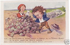 CPA ILLUSTRATEUR RIGHT -