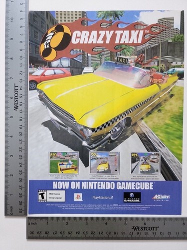 Crazy taxi advertisement - crazy,