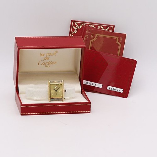 Montre cartier must tank - cartier,