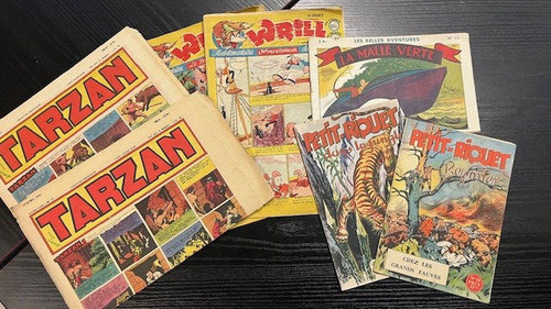 Lot hebdomadaire tarzan - bd,