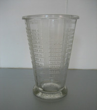 Ancien Verre gradué Doseur Mesure MOUGIN