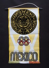 Fanion vintage JO MEXICO 1968