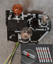 Platine porte ampoules kit reparation feu arriere Gauche Peugeot 206+ 206 + plus