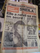 sheila  journal france dimanche 1982