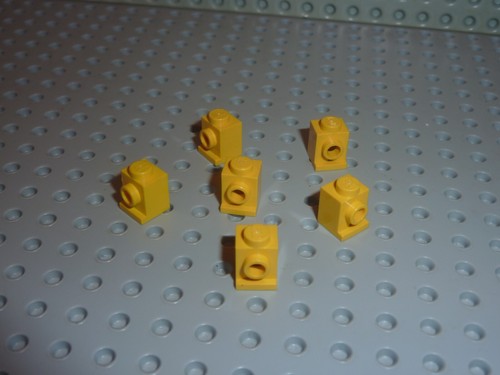 Lego yellow brick with - 6,