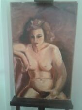  HUILE SUR TOILE MAROUFLEE