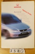 HONDA ACCORD 2.0i ES/ TYPE R Dossier Presse Infos+ 6 Diapos+ 10 Photos+2 CD 1998