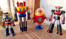 3 x Goldorak Getter Robo, Mattel Shogun Warriors, die-cast metal, 1975 /1978