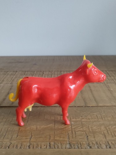 Ancien jouet vache - ancien, en