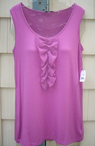 Nwt tahari treya ruffle front - nwt,