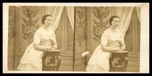 Femme porte parapluie - femme, porte-parapluie