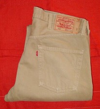 Jean Levi's 501 Droit Beige W38L29