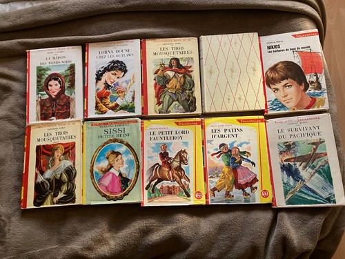 Lot livres collection rouge - lot,