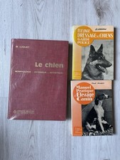 Lot livres anciens chien