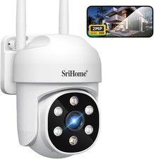 SRIHOME 1080P WiFi Surveillance PTZ caméra IP détection humanoïde