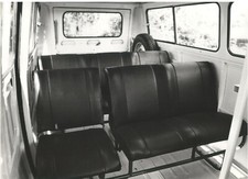 Photo / photograph presse Renault Estafette Microcar c. 1973 - habitacle