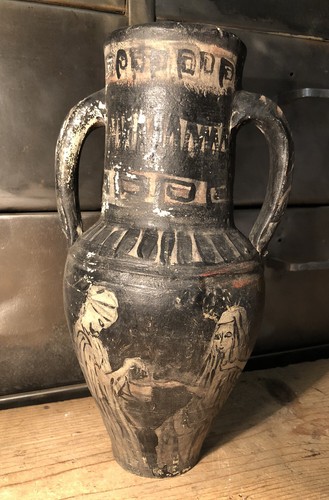 Vase amphore poterie - amphore, décor