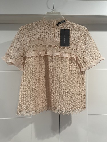 Zara lace blouse nwt - zara,