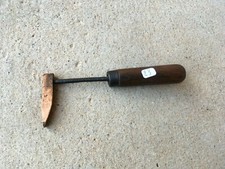 (n°23) OLD TOOL / outil ancien, fer à souder tête en cuivre 