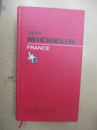 Guide michelin rouge - rouge, 1994