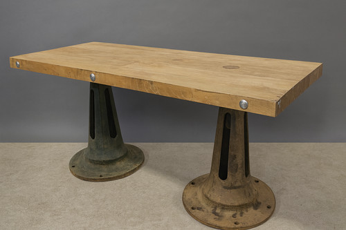 Table industrielle bois - industrielle,