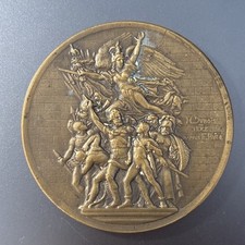 Médaille Bronze La Marseillaise  d’après Rude par H. Dubois 1906