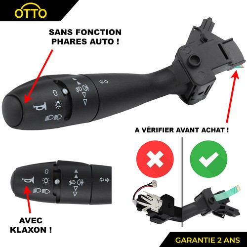 Commodo phares feux - commodo,