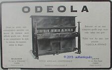 PUBLICITE ODEOLA PIANO STYLE