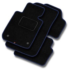 PE14-1 Jeu Tapis Sol Velour STREAK Bleu pour Peugeot 206 1998-2012 moquette doux